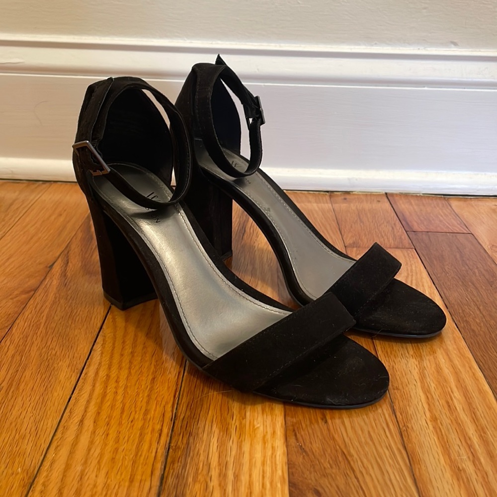 Black Worthington Chunky Heels